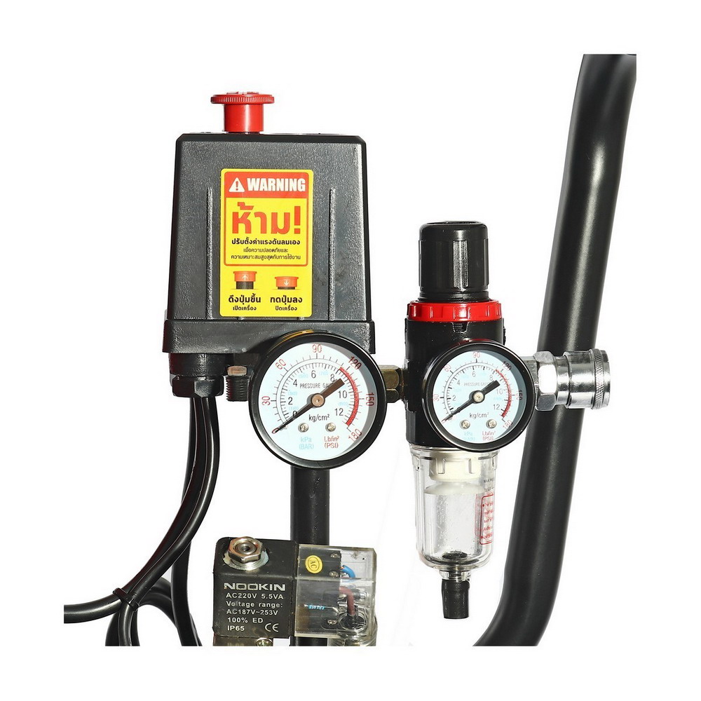POLO D15001-50 ปั๊มลมออยล์ฟรี 2HP 220V ถัง 50 ลิตร_4