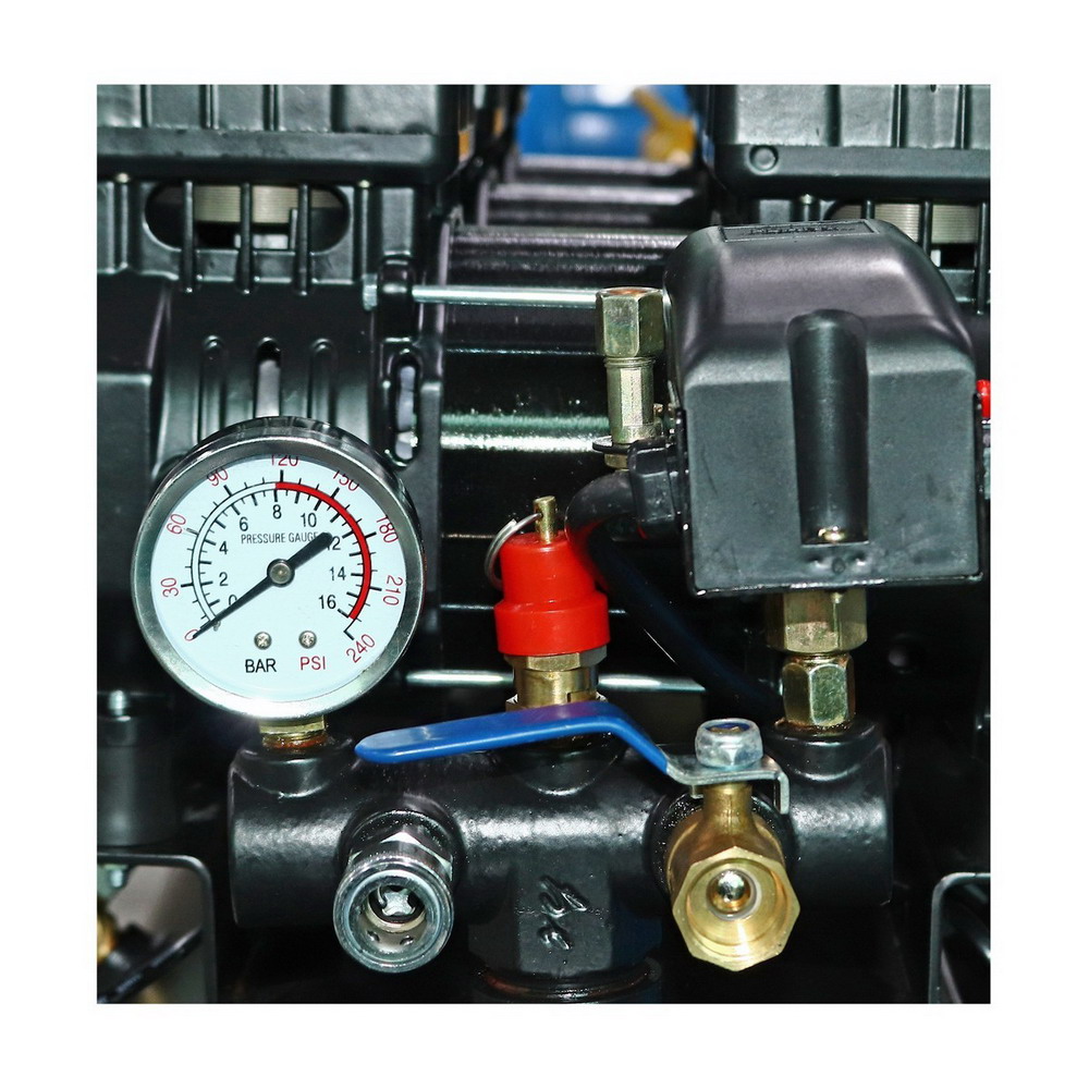 POLO D7503-100 ปั๊มลมออยล์ฟรี 3 หัวปั๊ม 3HP 220V ถัง 100 ลิตร_3