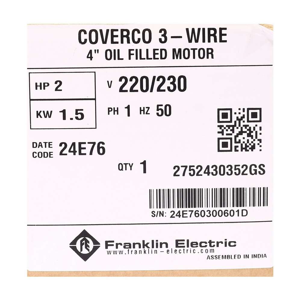 ชุดปั๊มบาดาล 4ADE4 16ใบ 2HP 220V_08