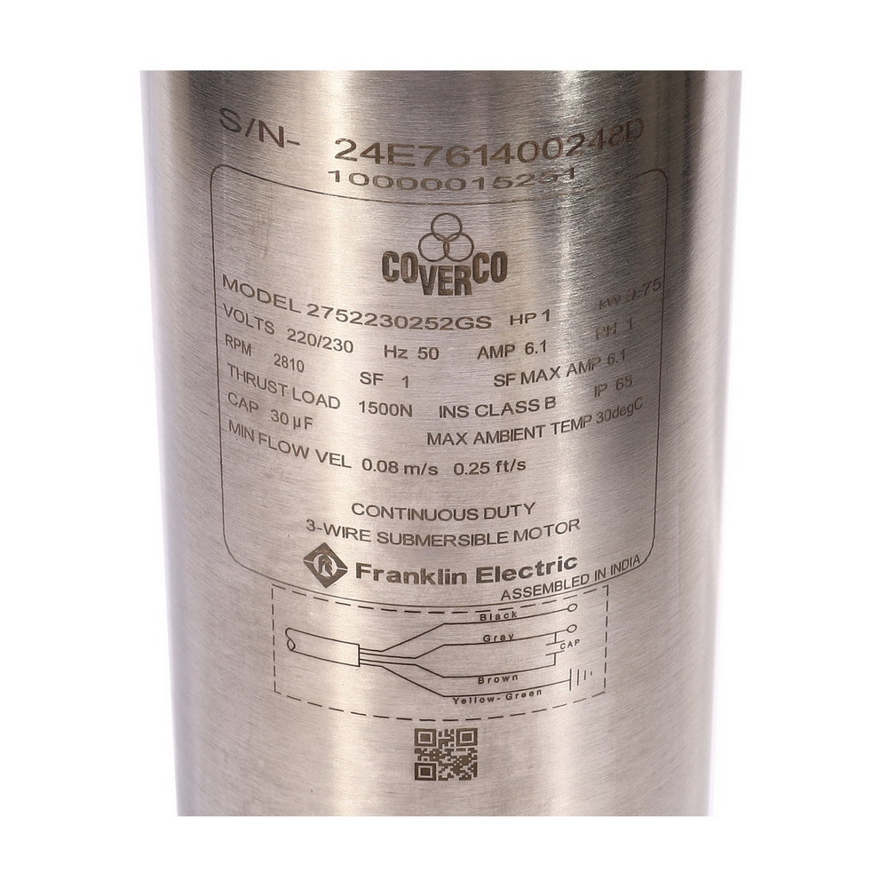 ชุดปั๊มบาดาล 4ADE4 8ใบ 1HP 220V_07