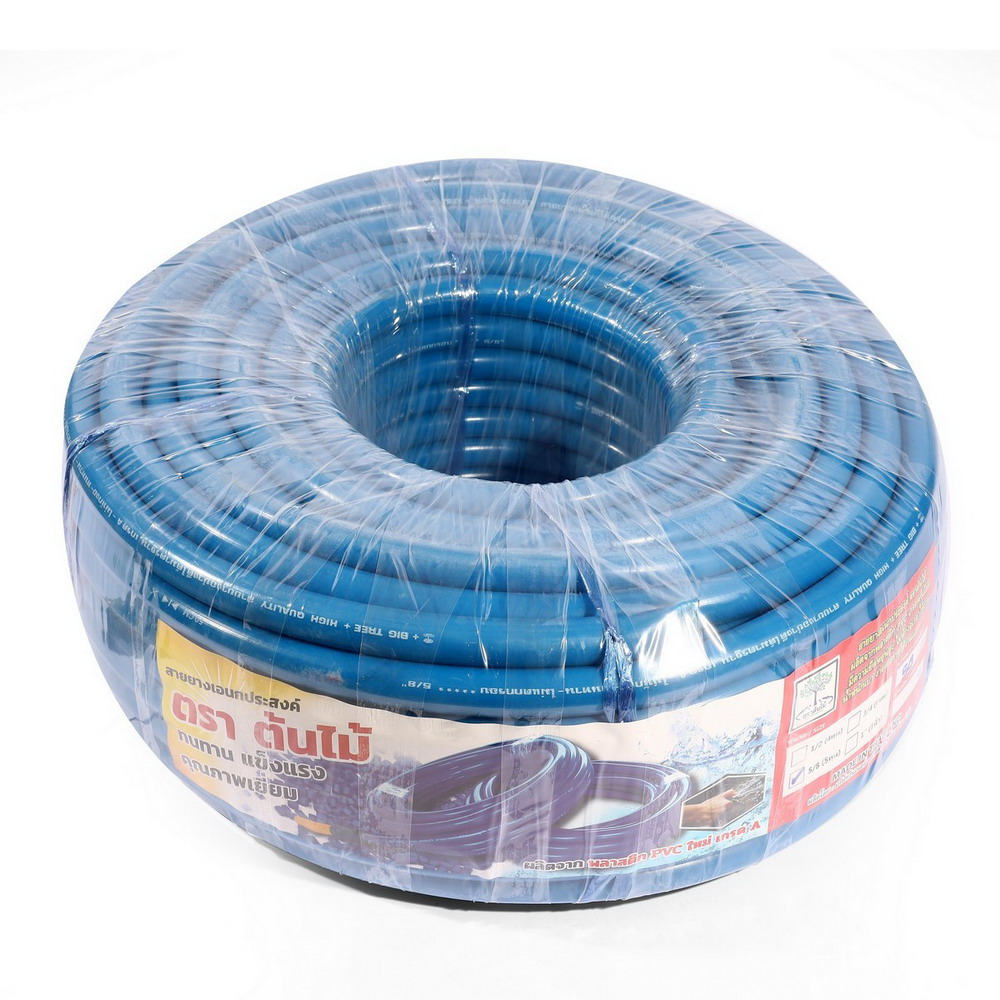 ต้นไม้ สายยางรดน้ำเอนกประสงค์ สีฟ้า 5-8 นิ้ว X 50 เมตร_4