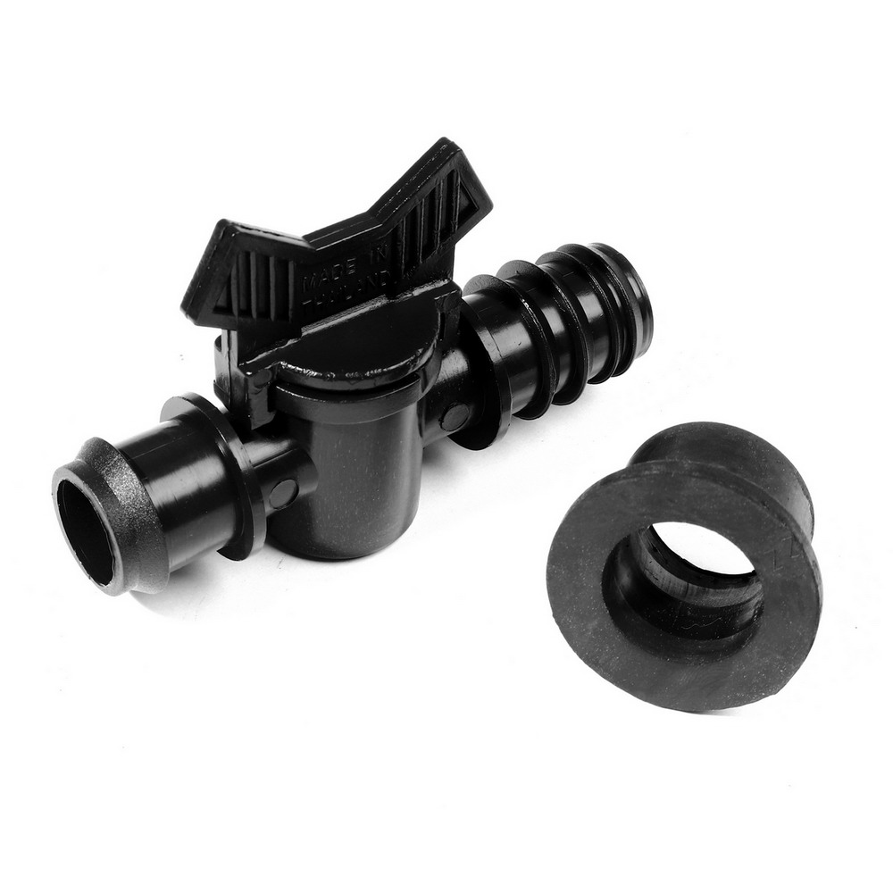 CHAIYO 384-16-20 วาล์วหางปลาสวมท่อPE เกลียวนอก 20 มม x 1-2 นิ้ว_1