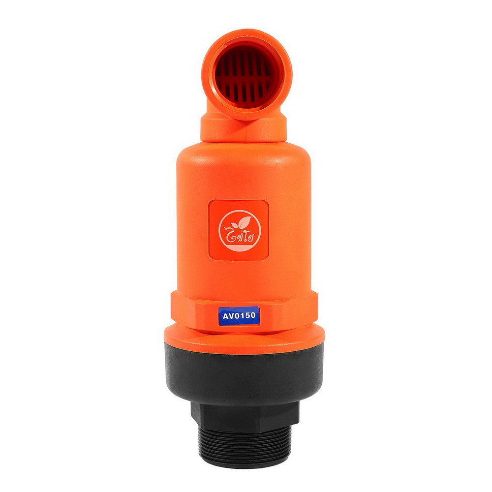 CHAMP แอร์วาล์ว เกลียวนอก 2 นิ้ว ผลิตจาก PVC ช่วยระบายอากาศออกจากระบบท่อลำเลียงน้ำ_1