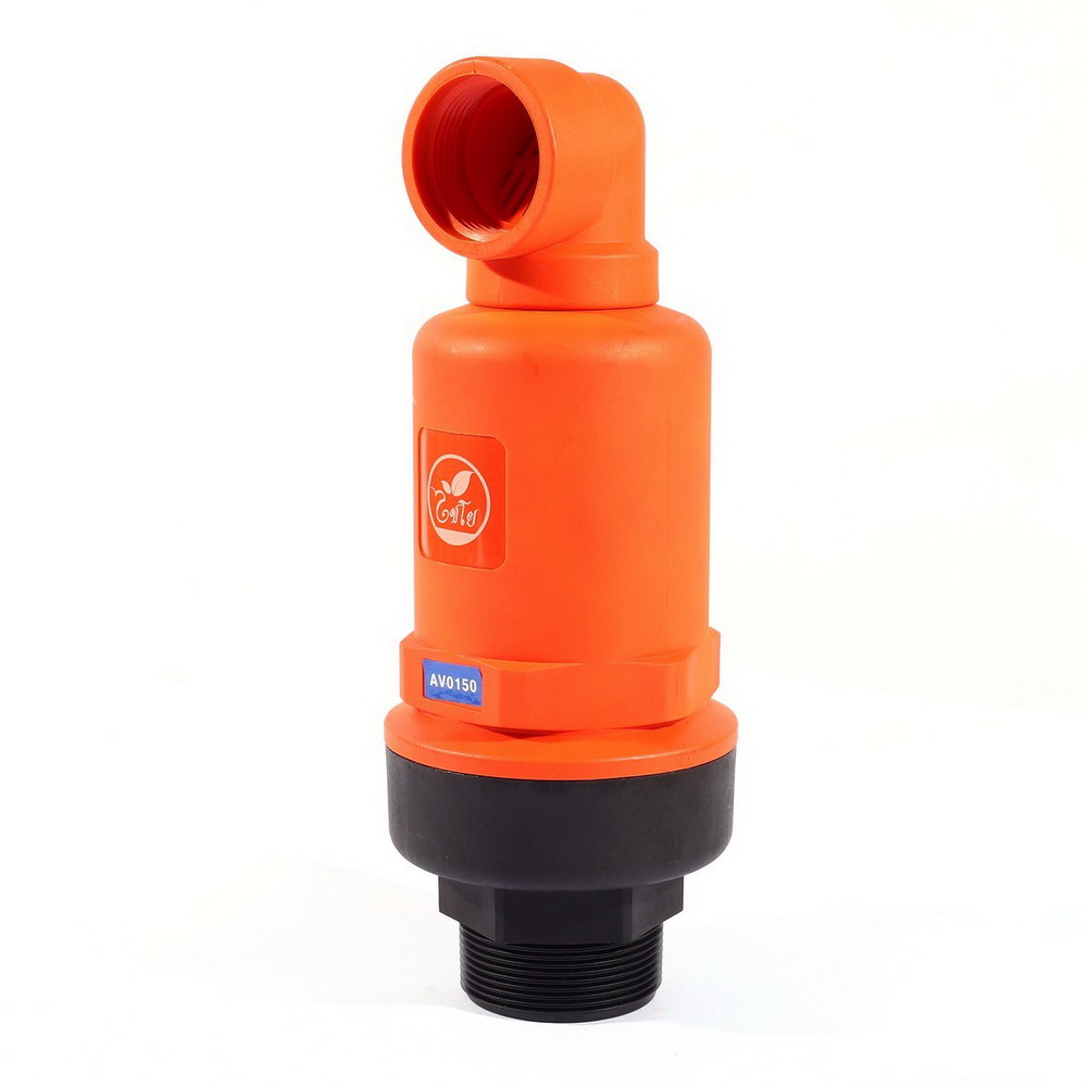 CHAMP แอร์วาล์ว เกลียวนอก 2 นิ้ว ผลิตจาก PVC ช่วยระบายอากาศออกจากระบบท่อลำเลียงน้ำ_4