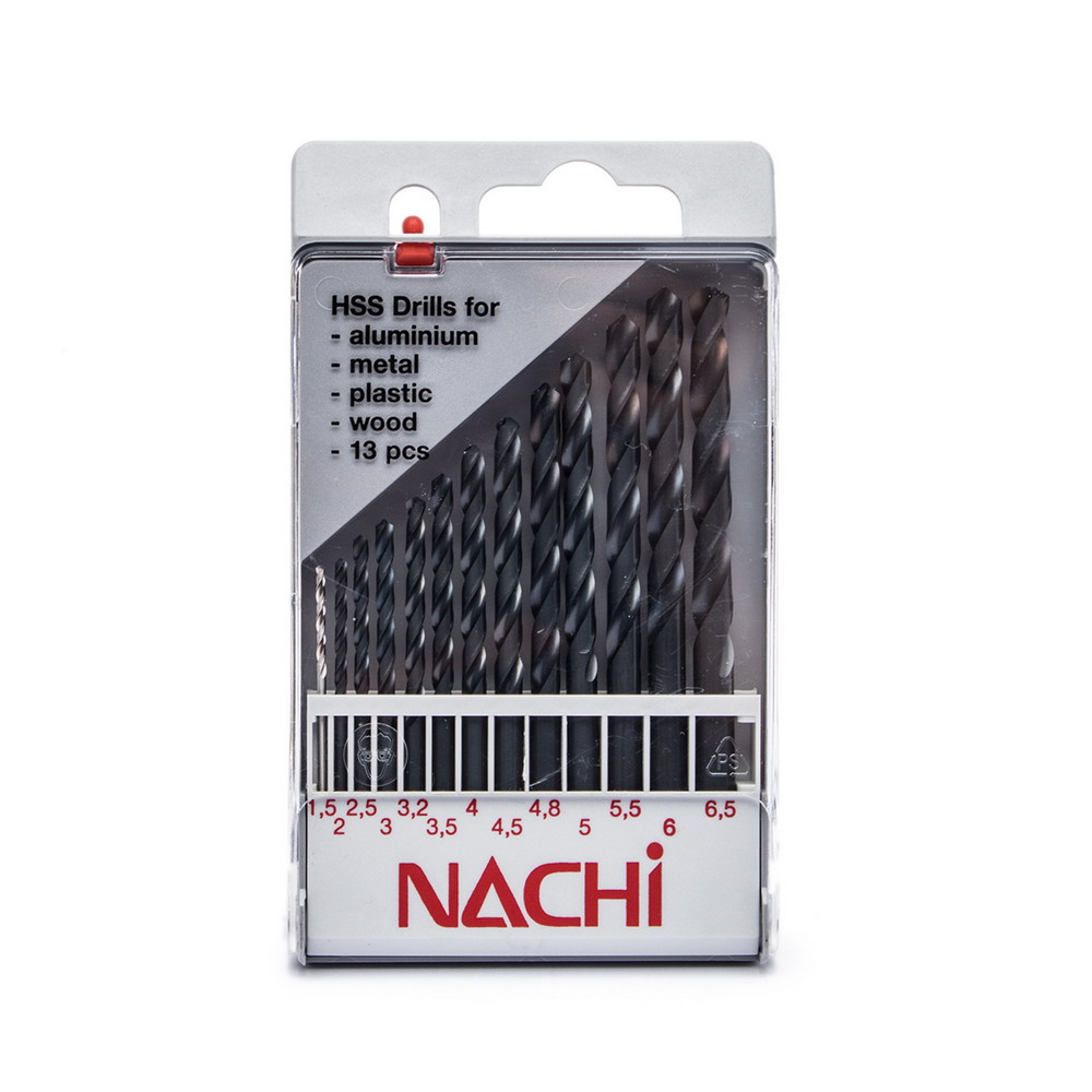NACHI NA0520 M01 ชุดดอกสว่าน ขนาด 1-5-6-5 MM 13ดอก-ชุด_4