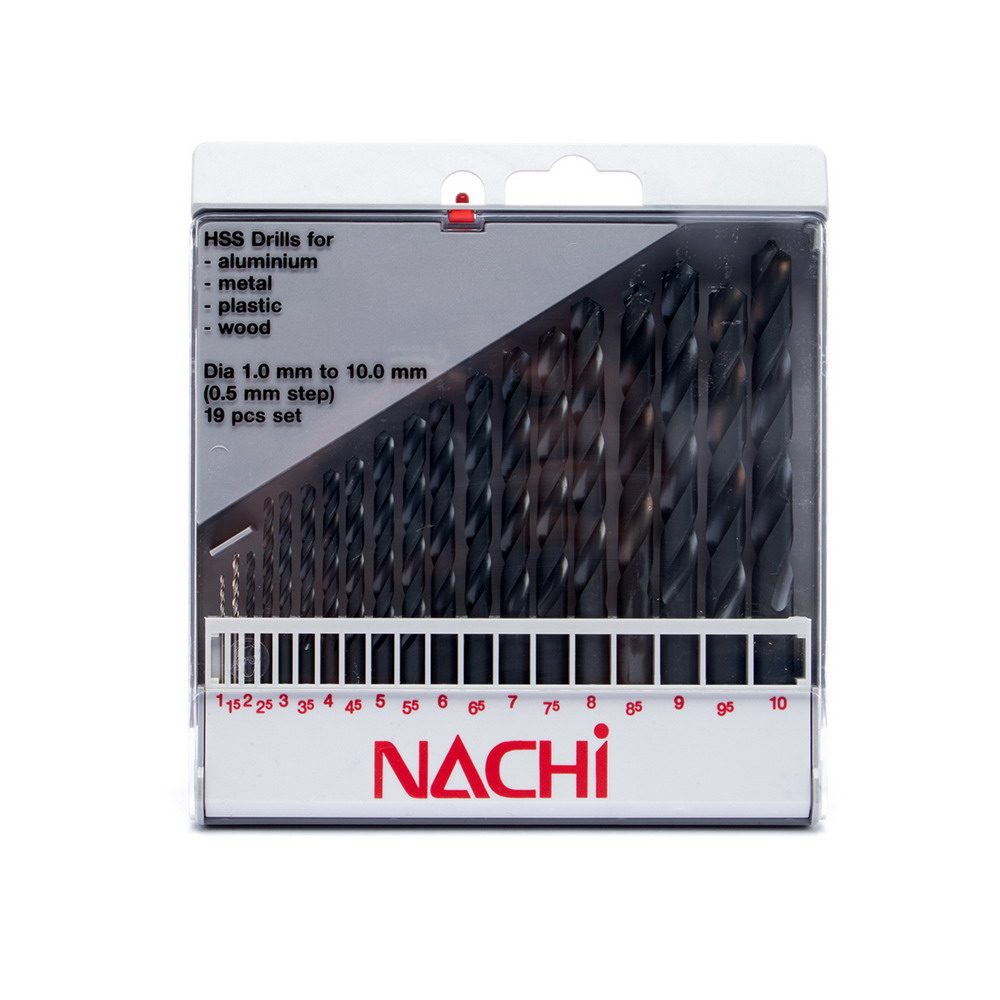NACHI NA0520 M05 ชุดดอกสว่าน ขนาด 1-10MM 19ดอก-ชุด_4