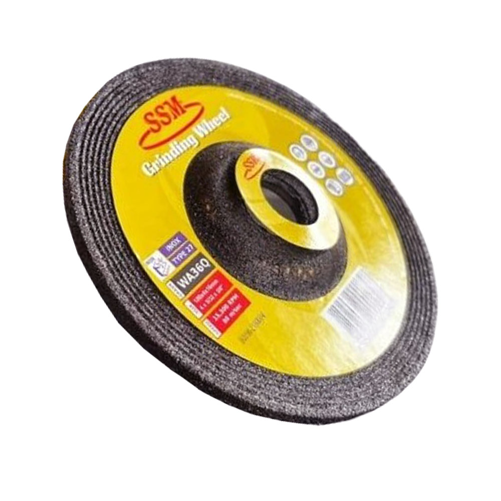 SSM WA36Q-10004 แผ่นเจียรสแตนเลส หนา ขนาด 4นิ้วx 4 มิล