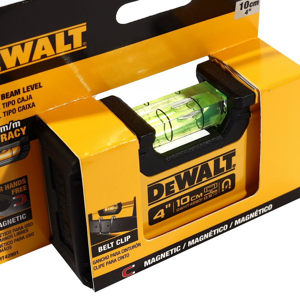 DEWALT DWHT42801 ระดับน้ำแบบพกกระเป๋า Box Beam (ใหม่) 4 นิ้ว_3
