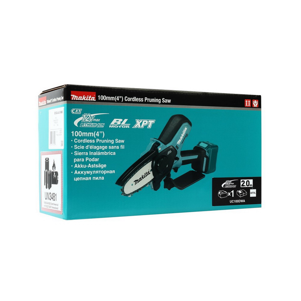 MAKTA UC100DWA เลื่อยโซ่ไร้สาย 4 นิ้ว 12VMAX ถังน้ำมัน 55ML_5