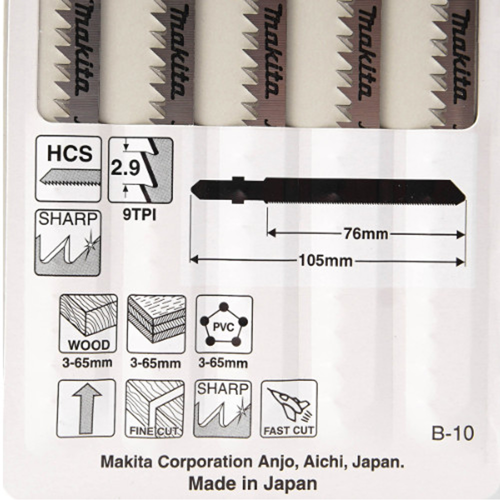 MAKITA A-85628 ใบเลื่อยจิกซอ B-10_02