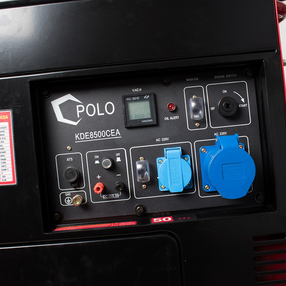 POLO KDE8500CEA เครื่องปั่นไฟดีเซล 6-5 KW ระบบ ATS สตาร์ทไฟฟ้า_2