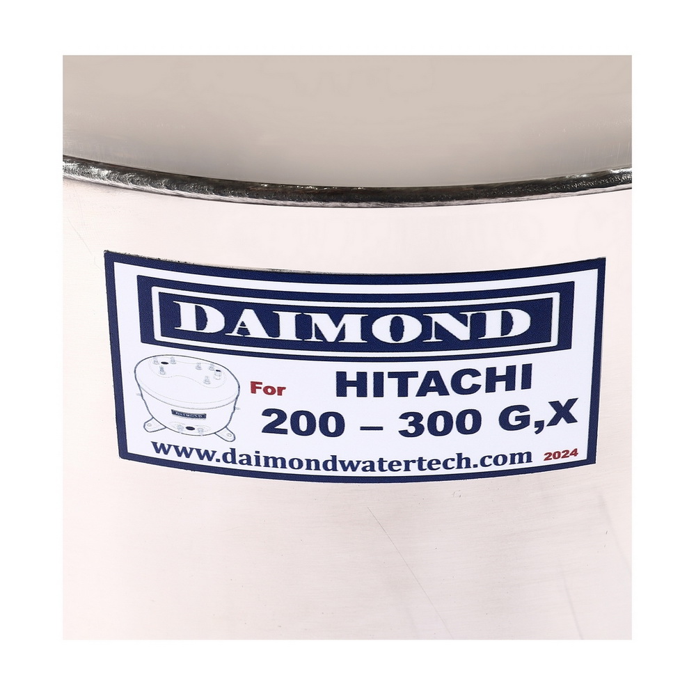 DAIMOND 200-300 GX ถังปั๊มน้ำสแตนเลส 12 นิ้ว ใช้กับปั๊มน้ำอัตโนมัติ HITACHI รุ่น WT-P 200-300 GX,GX2,GP,XS, XX_5