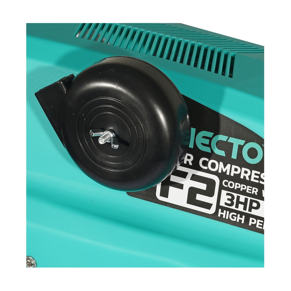 HECTO F2 ปั๊มลมขับตรง (แบบฝาครอบเต็มใบ) 3HP 220V ถัง 50 ลิตร_13