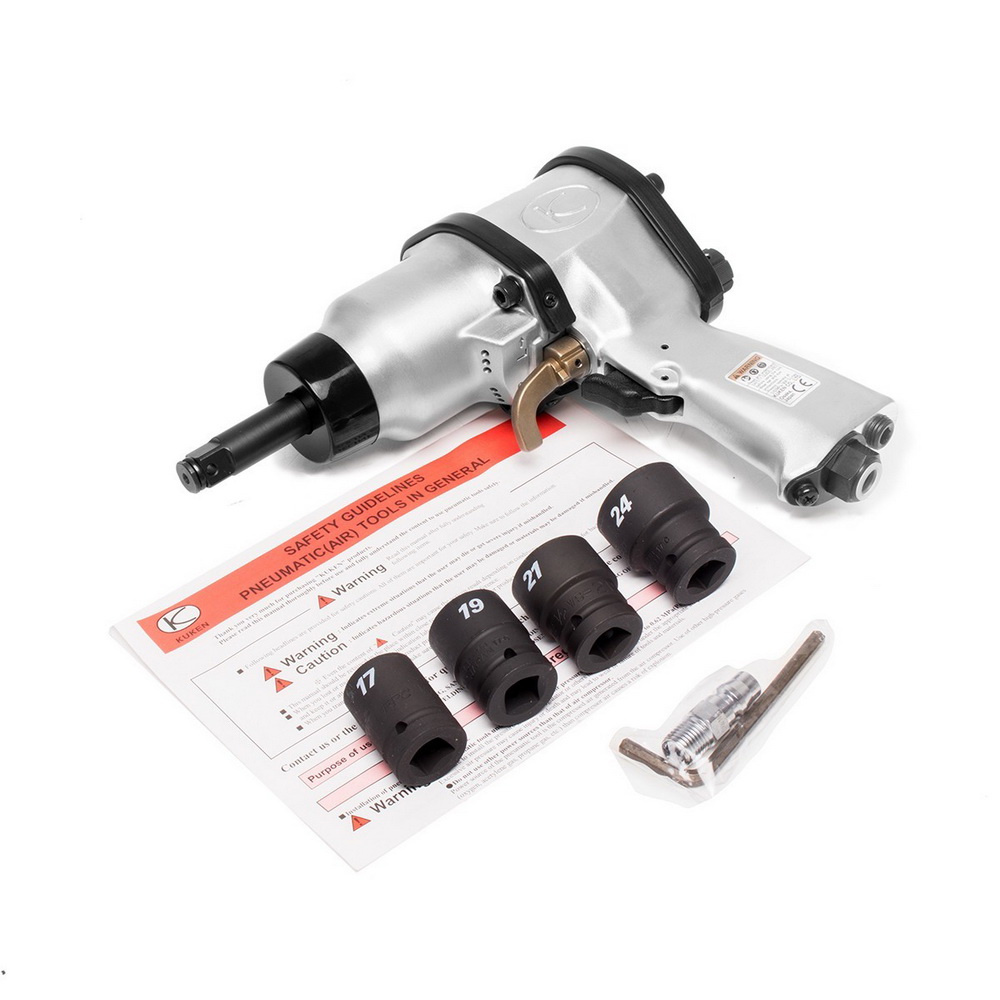 KUKEN KW-14HP-2 บล๊อกลมกระแทก แกนเพลา 1-2 นิ้ว พร้อมลูกบล็อก_3