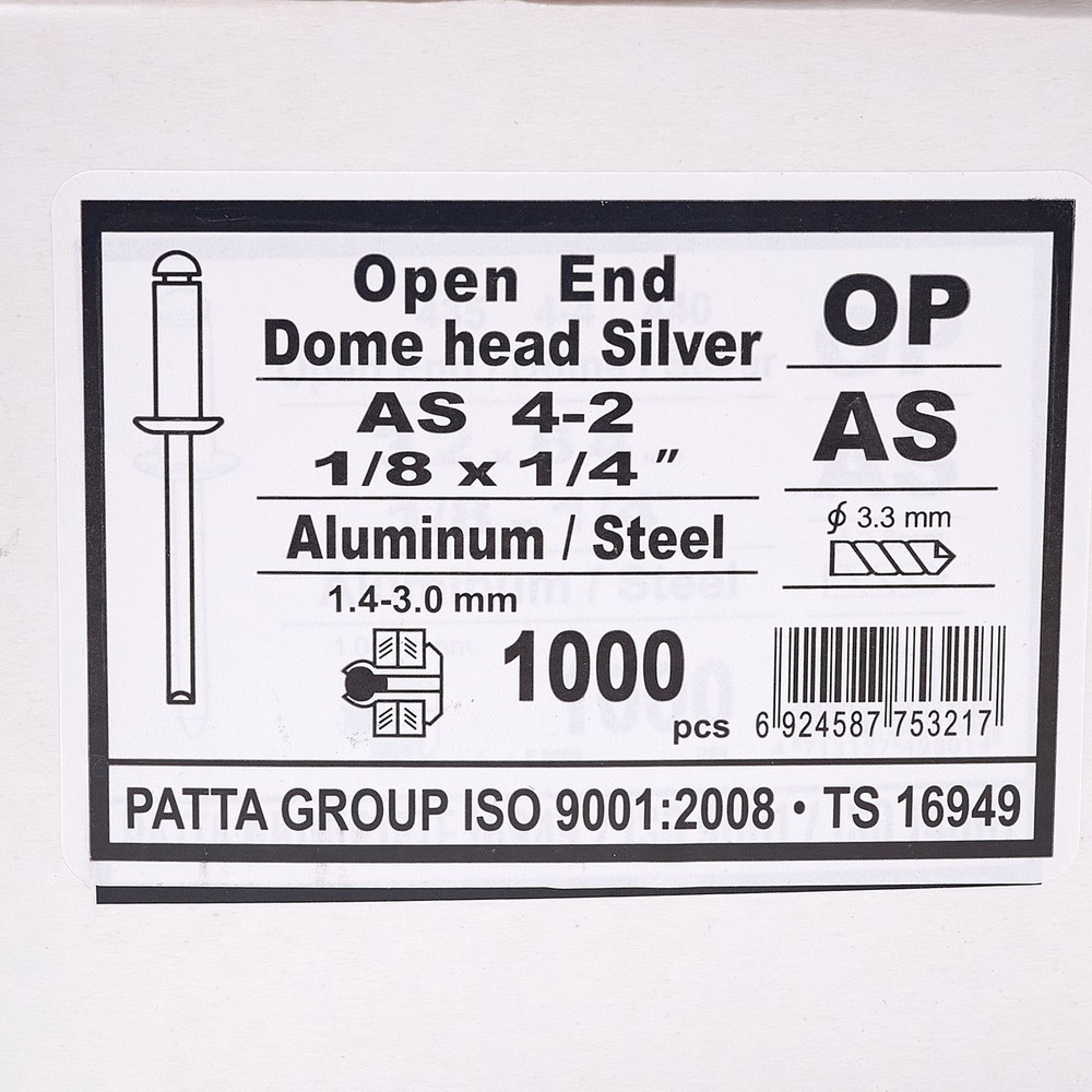 PATTA 4-2 ตะปูยิงรีเวท ขนาด 3-2x6-4 มม_6