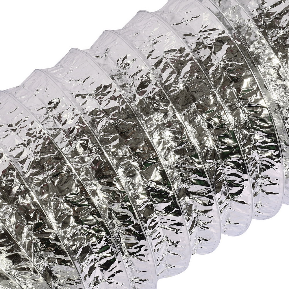 POLO ท่อฟอยล์อลูมิเนียม ท่อลมระบายอากาศ 10 นิ้ว x 2 เมตร แบบหนา 3 ชั้น_2