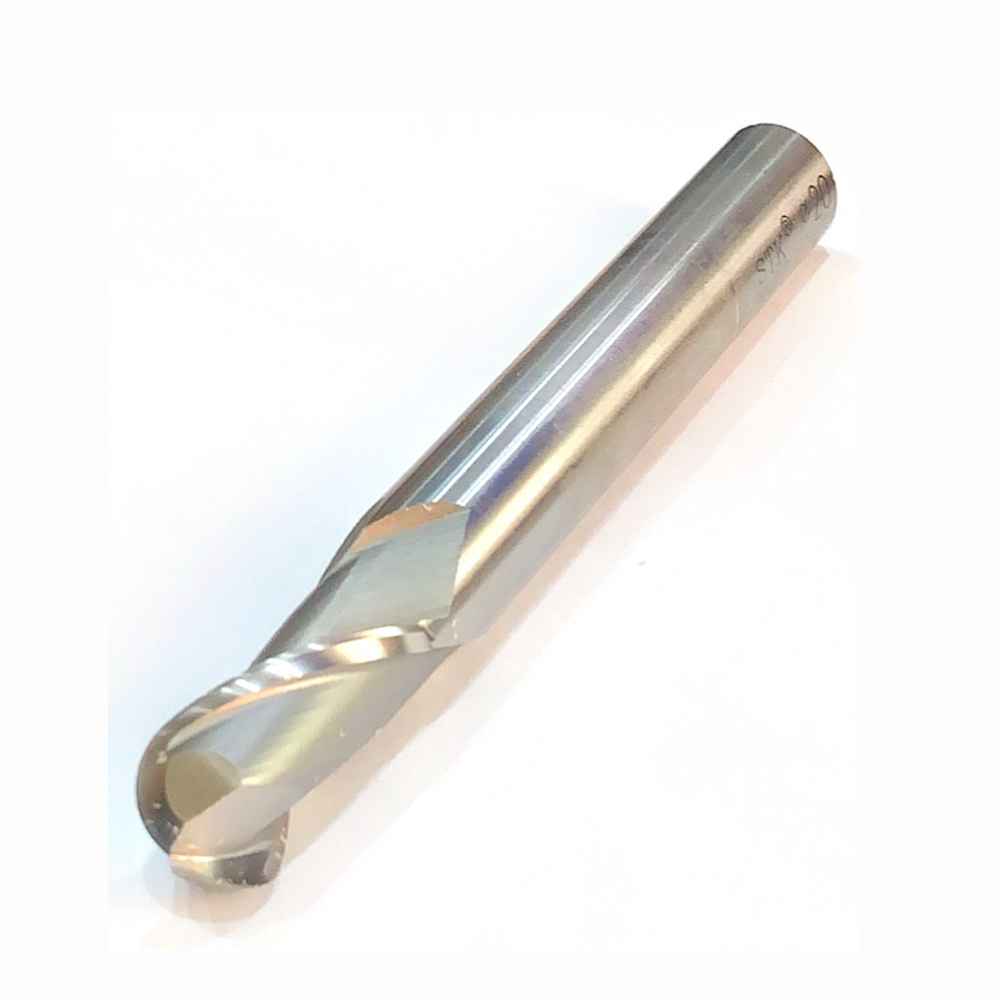 STK EM232-0200 เอ็นมิลหัวมนไฮสปีค HSS-CO8 ขนาด 20(R10)x38x160MM 2 Flutes_03