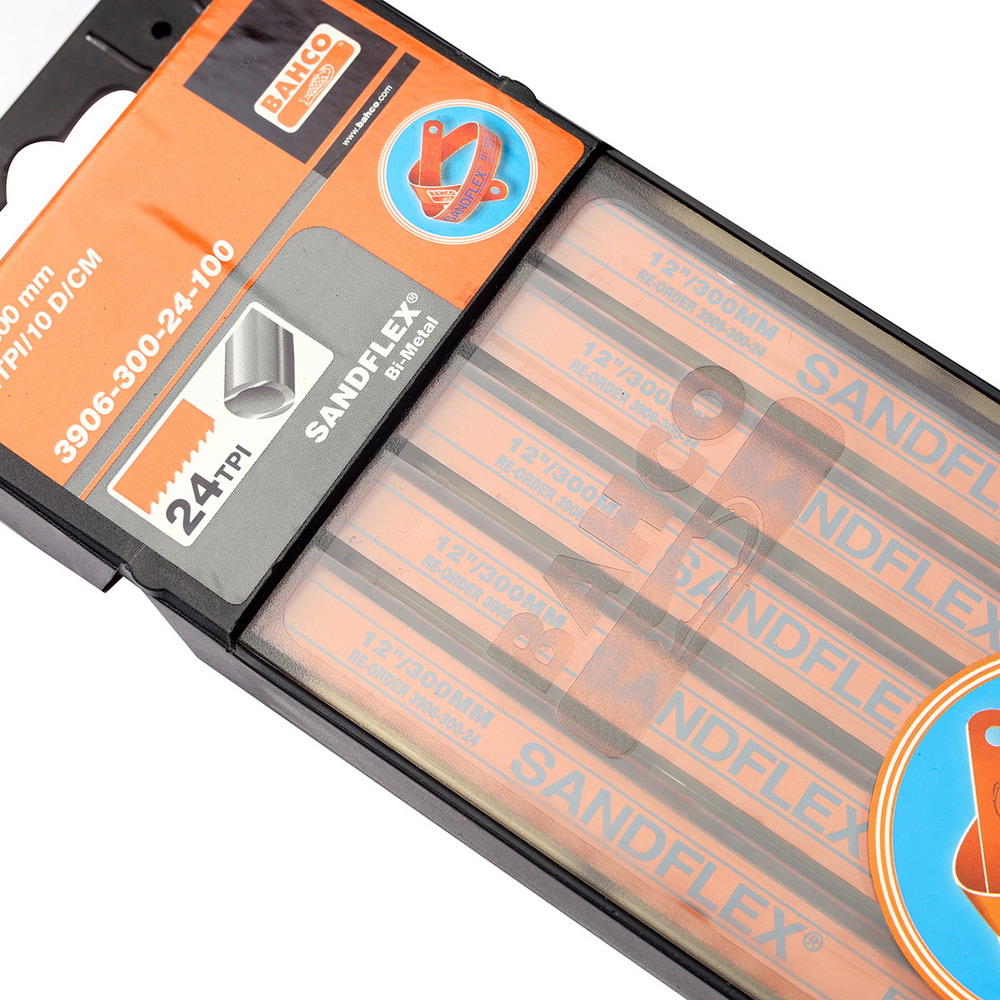 BAHCO ใบเลื่อย SANDFLEX 12 นิ้ว 24 ฟัน ใบเลื่อยไบเมทัล _1