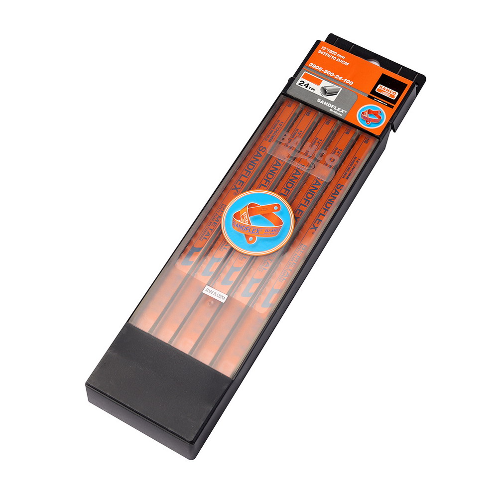 BAHCO ใบเลื่อย SANDFLEX 12 นิ้ว 24 ฟัน ใบเลื่อยไบเมทัล _2