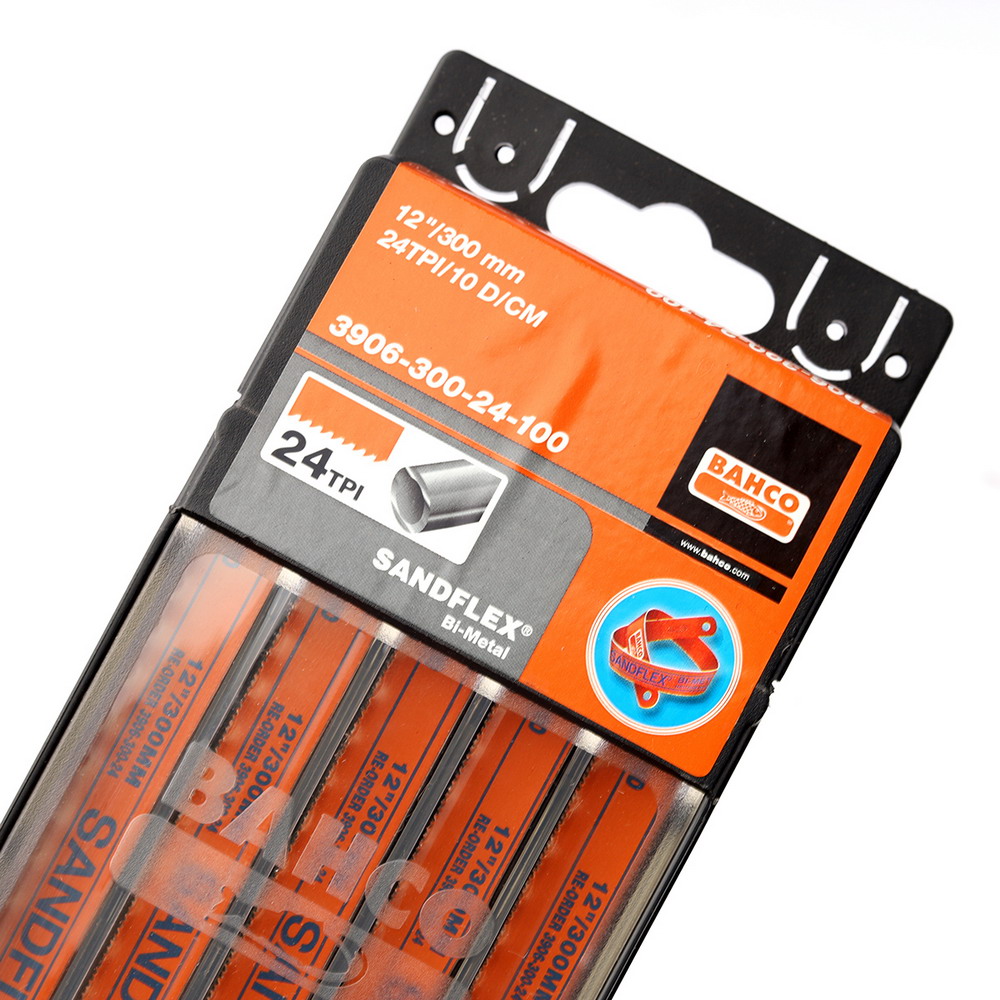 BAHCO ใบเลื่อย SANDFLEX 12 นิ้ว 24 ฟัน ใบเลื่อยไบเมทัล _3