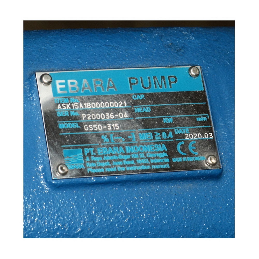 EBARA GS 50-315 ปั๊มเพลาลอย ท่อ 65X50MM ไม่รวมหน้าแปลน_3