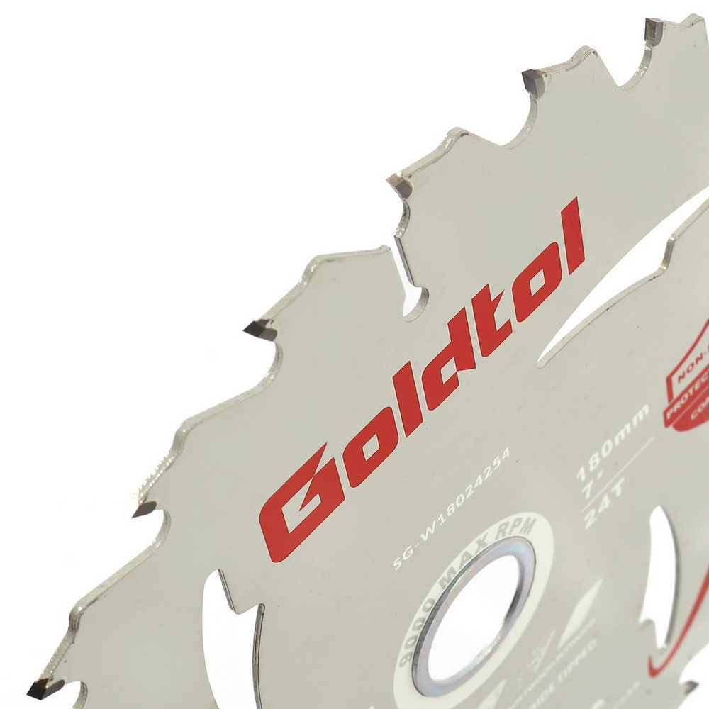 GOLDTOL ใบเลื่อยวงเดือนตัดไม้ 7 นิ้ว 24 ฟัน_2