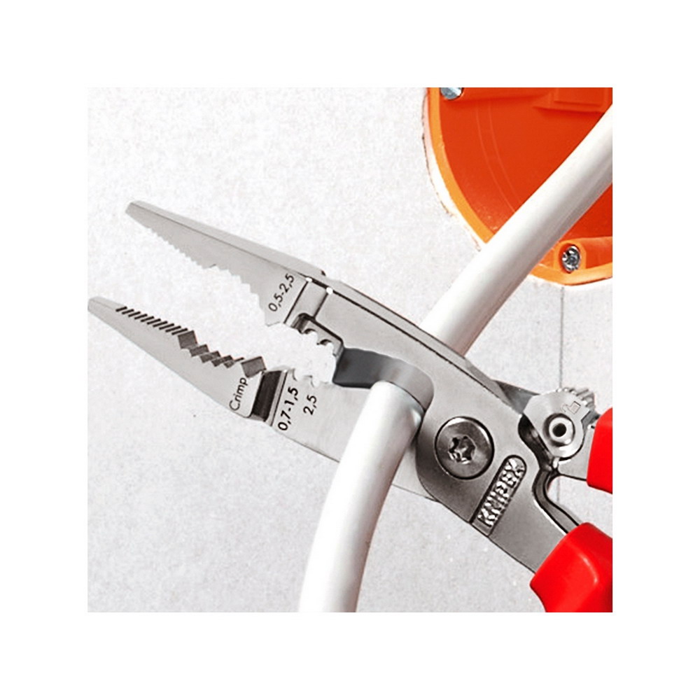 KNIPEX 13 96 200 คีมปากรวมติดตั้งระบบไฟฟ้า (มีตัวล็อค)200 มม_5