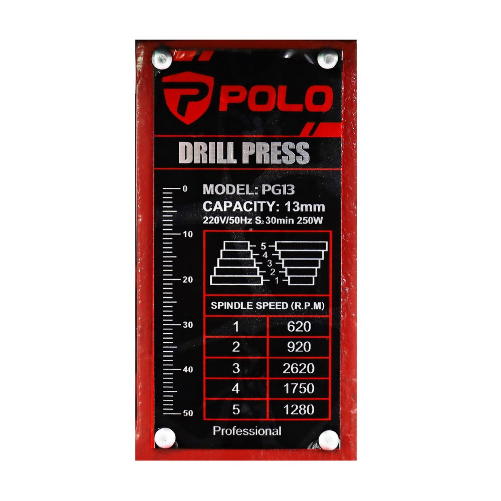 POLO PG13 สว่านแท่น ขนาด 13 มม ปรับความเร็วได้ 5 ระดับ_07