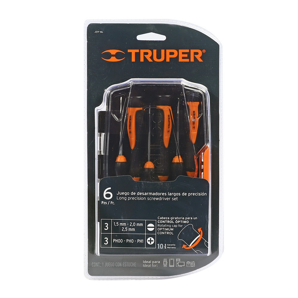 TRUPER 14156 ชุดไขควงซ่อมยาวอเนกประสงค์ 6 ชิ้น_2