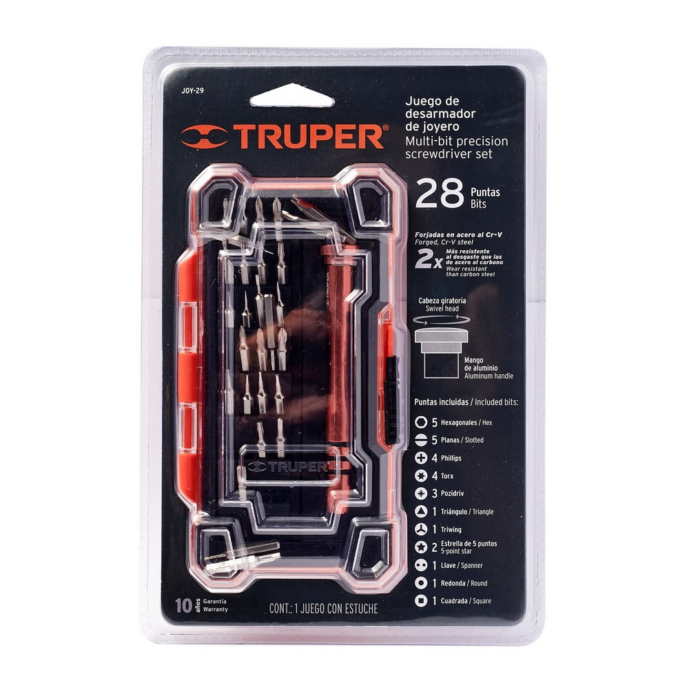 TRUPER 14160 ไขควงงานละเอียด ดอกไขควง 28 หัว_1