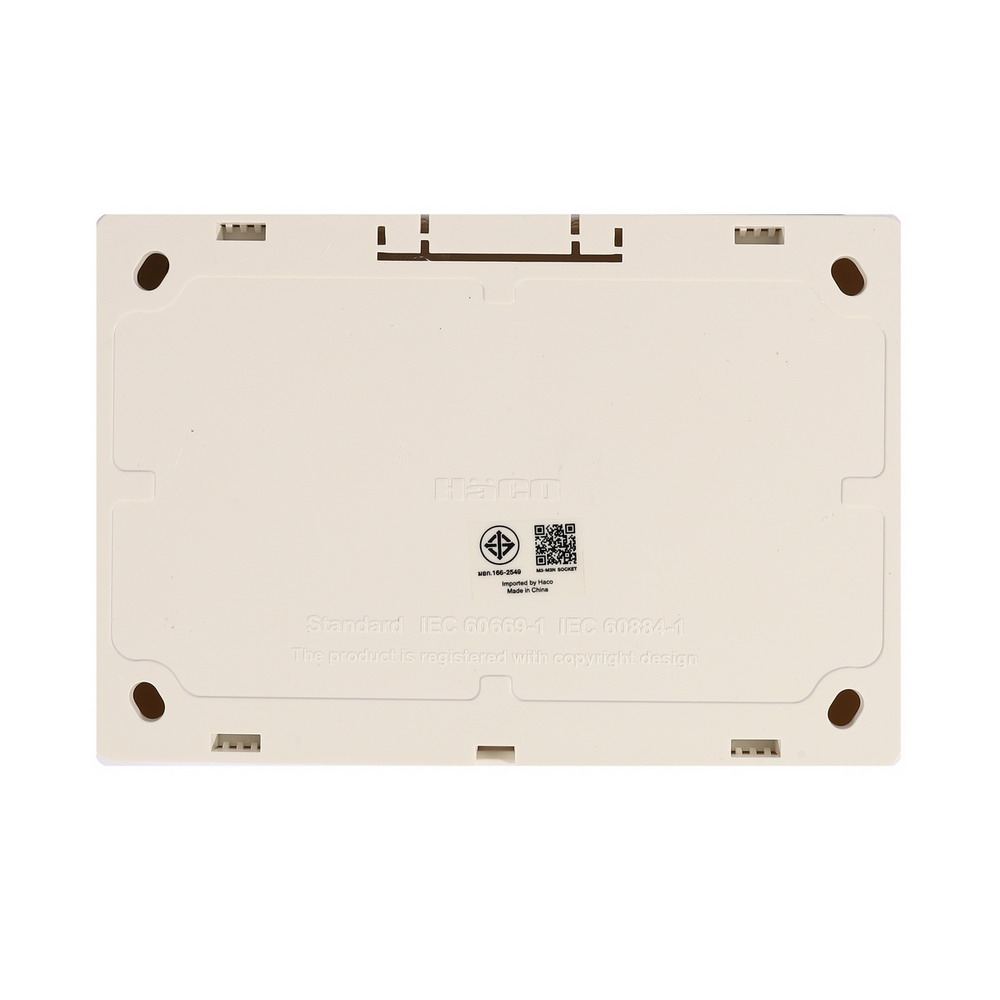 HACO M4N-E30 ชุดเต้ารับ 3 ขาแนวตั้ง 3 ช่อง 16A 250V_2