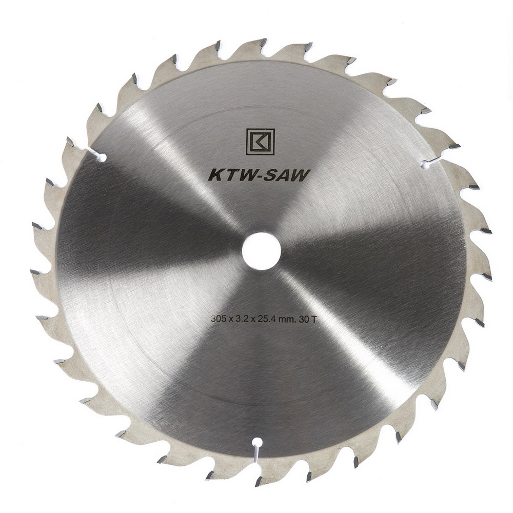 KTW-SAW ใบเลื่อยวงเดือนฟันคาร์ไบด์ 12 นิ้ว 30T สำหรับตัดไม้ ชนิดหนา SUPER CUT_3