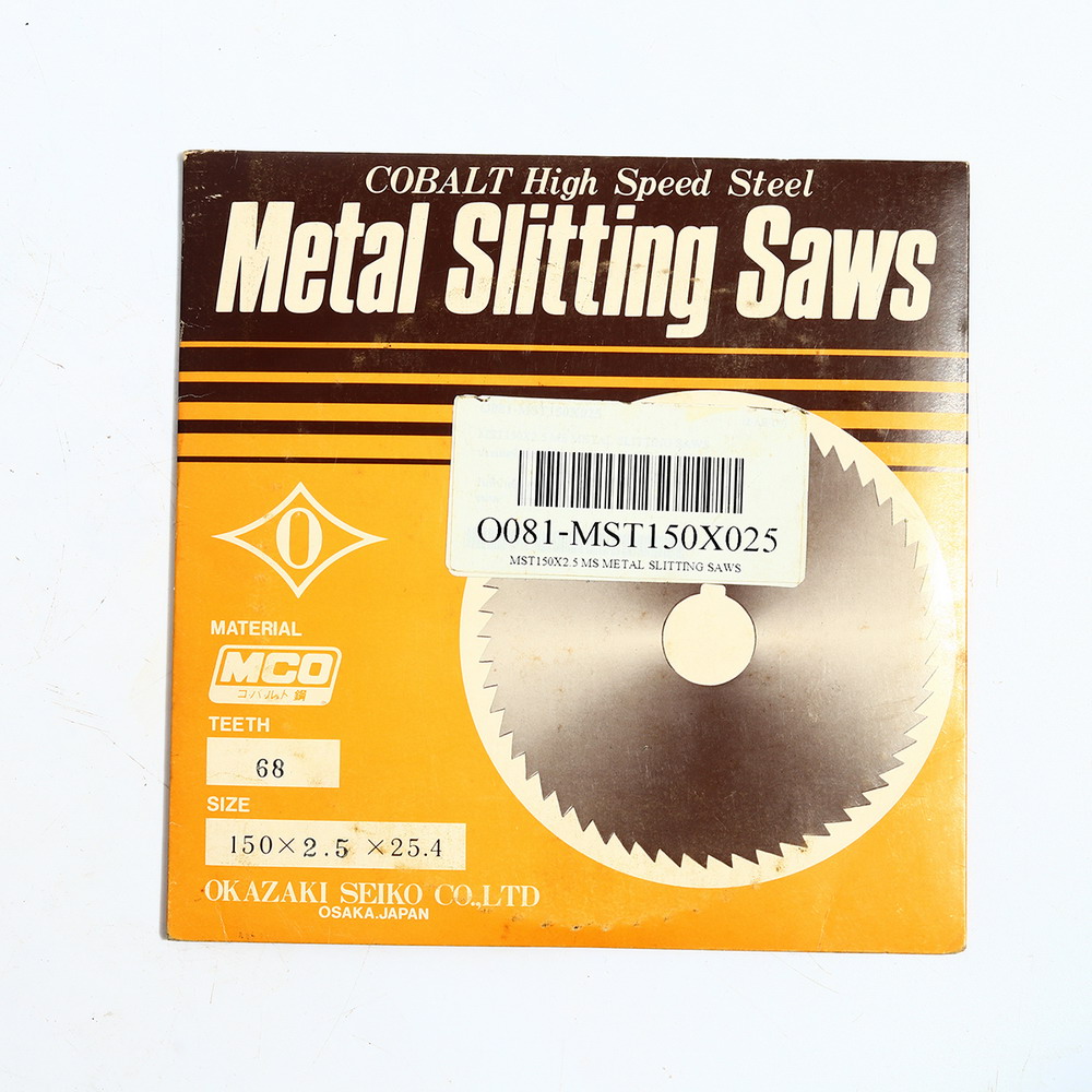 OKAZAKI MST150X2-5 ใบเลื่อยตัดโลหะ MS METAL SLITTING SAWS_3