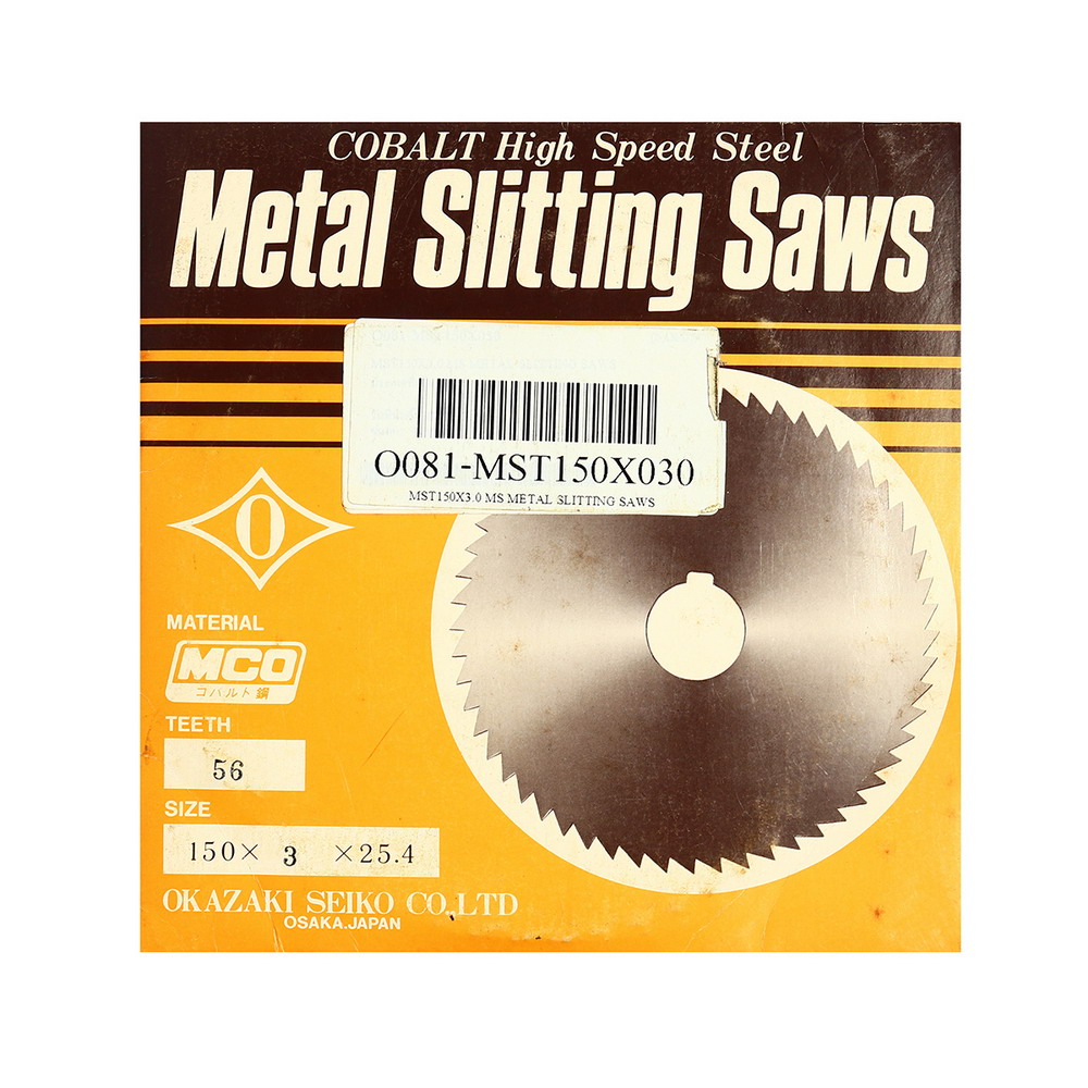 OKAZAKI MST150X3 ใบเลื่อยตัดโลหะ MS METAL SLITTING SAWS_3