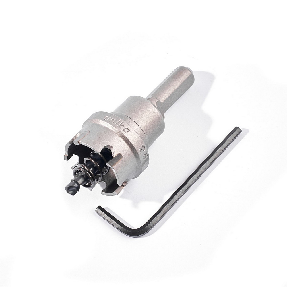 UNIKA MCS-28 โฮลซอร์คาร์ไบด์ TCT 28 มม เจาะเหล็ก สแตนเลส_5