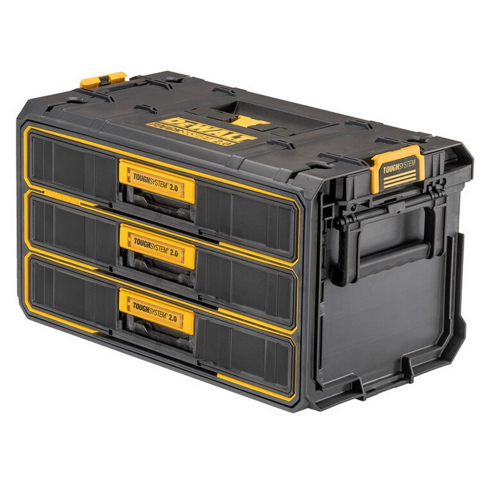 DEWALT DWST08330-1 กล่องเครื่องมือช่างลิ้นชัก 3 ชั้น TOUGHSYSTEM 2-0 IP65_6