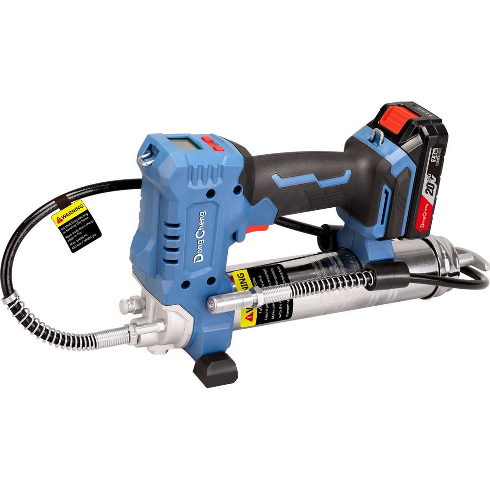 DONG CHENG DCGG500 (TYPE DM) เครื่องอัดจารบีไร้สาย 20V แรงดัน 10000PSI 500CC พร้อมแบตและแท่นชาร์จ_2