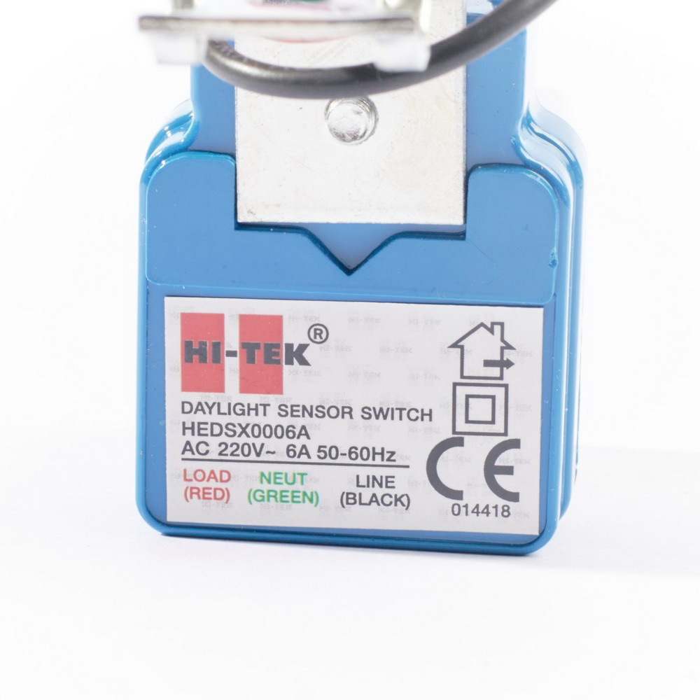 HI-TEK HEDSX0006A สวิทซ์แสงแดด เดย์ไลท์เซ็นเซอร์ 6A กำลัง 220V_2