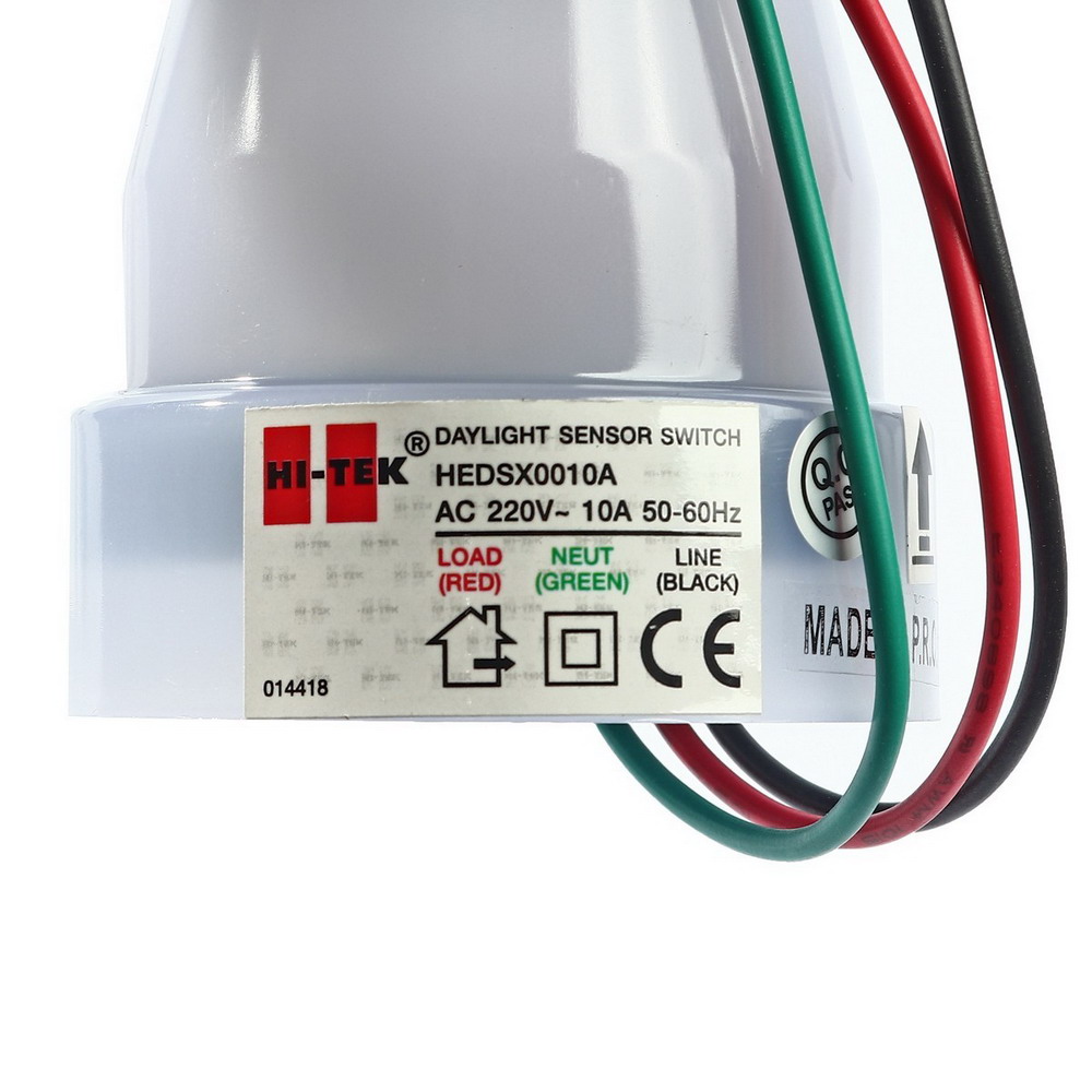 HI-TEK HEDSX0010A สวิทซ์แสงแดด เดย์ไลท์เซ็นเซอร์ 10A กำลัง 220V_2