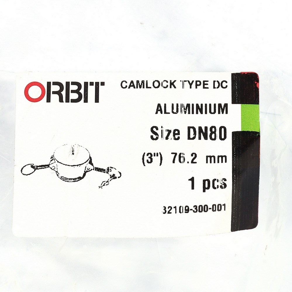 ORBIT DC ข้อต่อสวมเร็ว ฝาครอบ อลูมิเนียม 3 นิ้ว_3