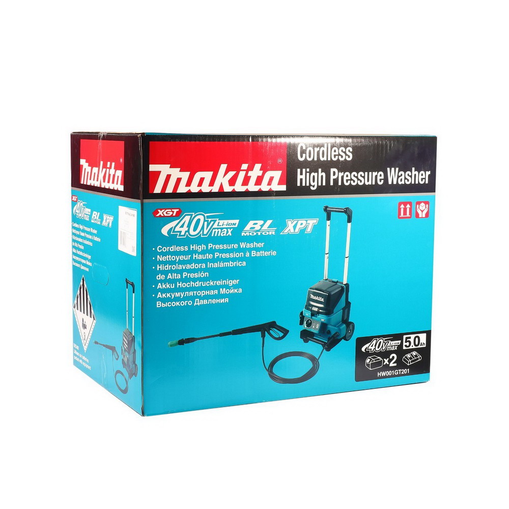 MAKITA HW001GT201 เครื่องฉีดน้ำไร้สาย 40V แรงดันสูงสุด 11-5 MPA_11