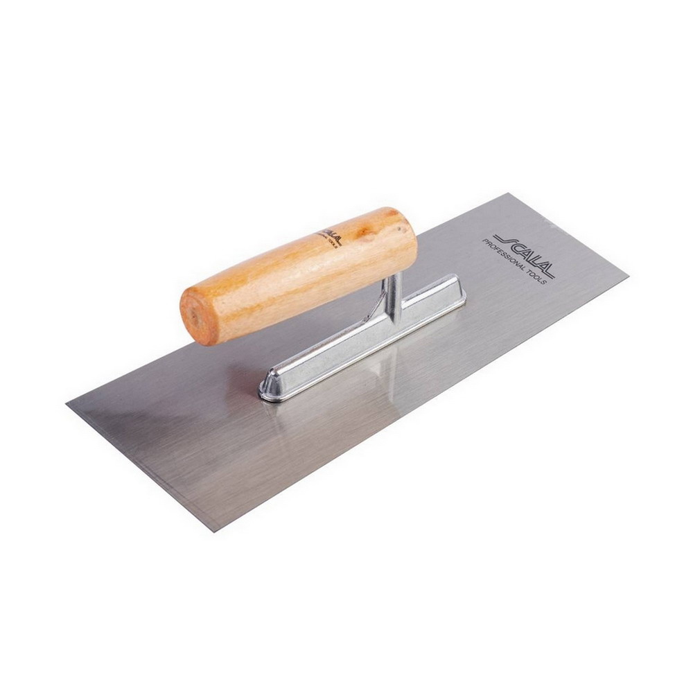 SCALA เกียงสี่เหลี่ยมขัดมัน 10 นิ้ว ผลิตจากเหล็กสปริง 150 Carbon ด้ามจับไม้ (6 ชิ้น)