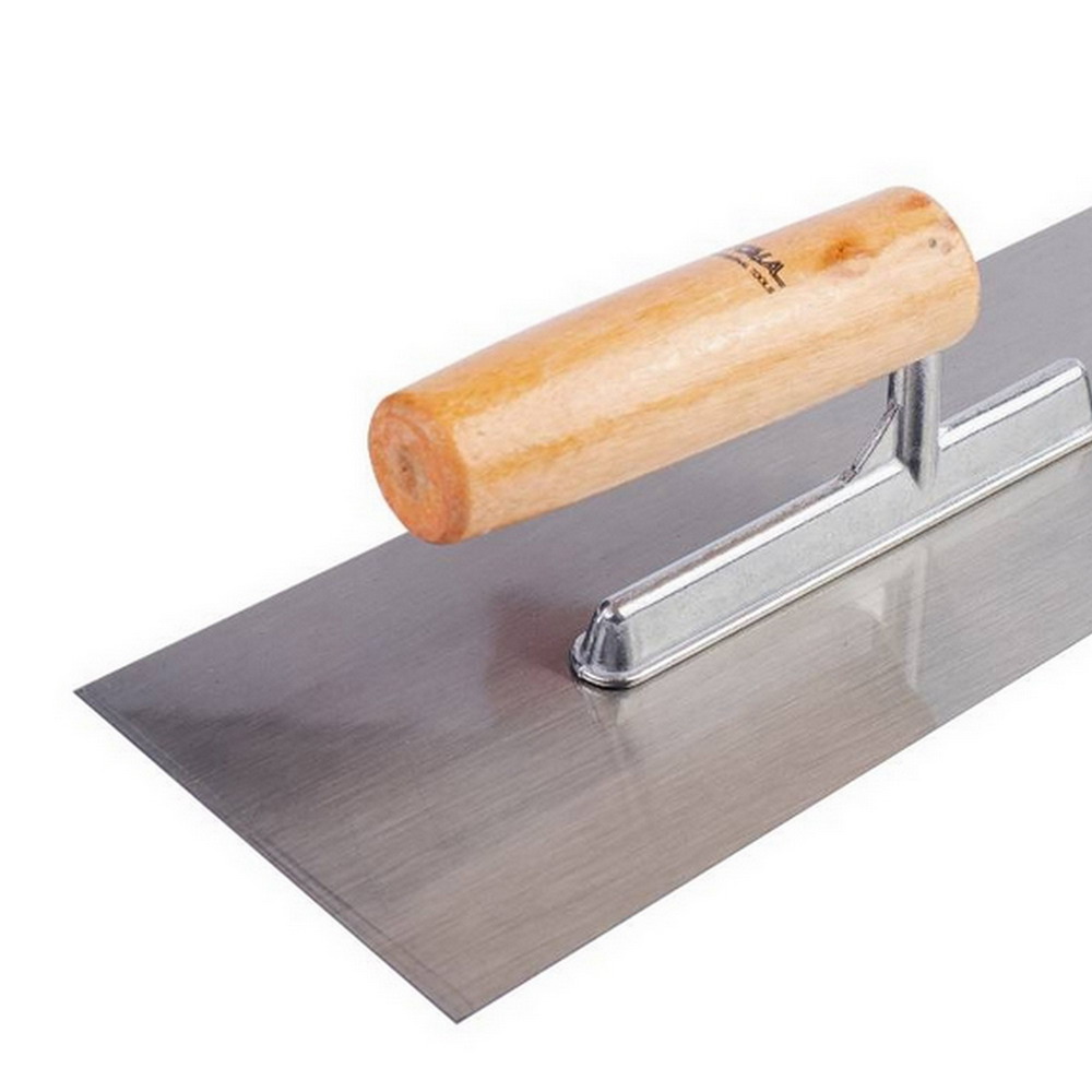 SCALA เกียงสี่เหลี่ยมขัดมัน 10 นิ้ว ผลิตจากเหล็กสปริง 250 Carbon ด้ามจับไม้ (6 ชิ้น)