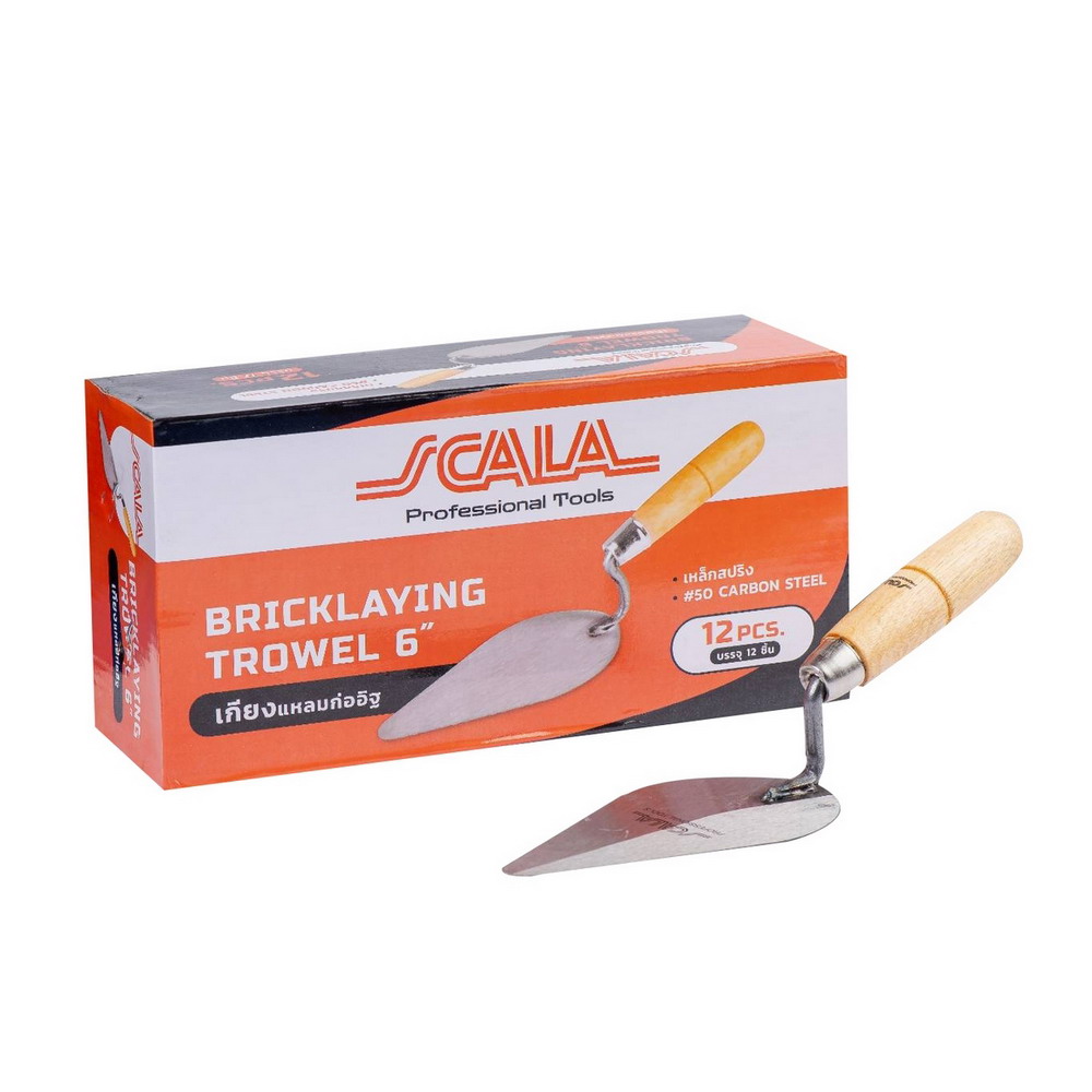 SCALA เกียงแหลมก่ออิฐ 6 นิ้ว ผลิตจากเหล็กสปริง_3