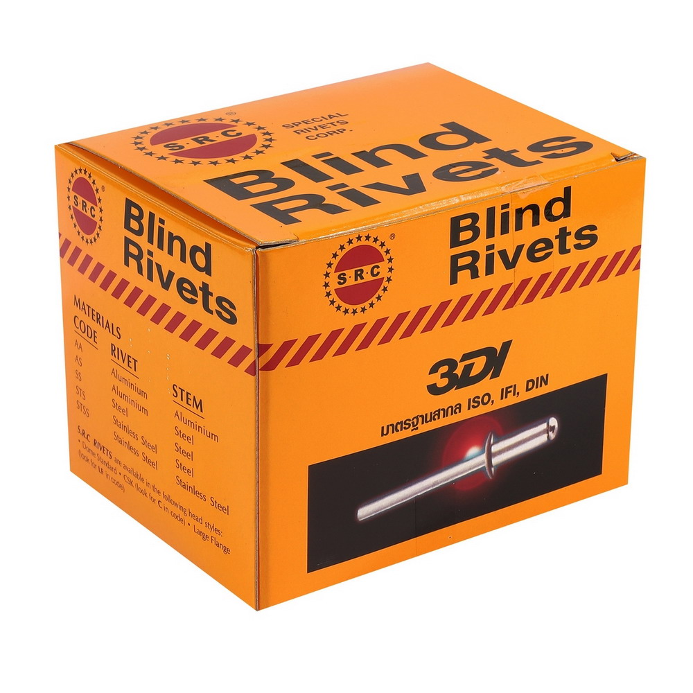 3DI ตะปูยิงรีเวท เบอร์ 4-3 ขนาด 3-2x8 มม สีขาว_4