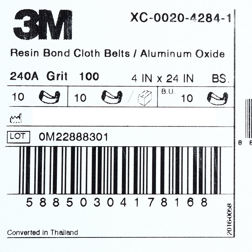 3M 240A กระดาษทรายสายพาน 4นิ้ว X 24นิ้ว เบอร์ 100 (10 ชิ้น)_3