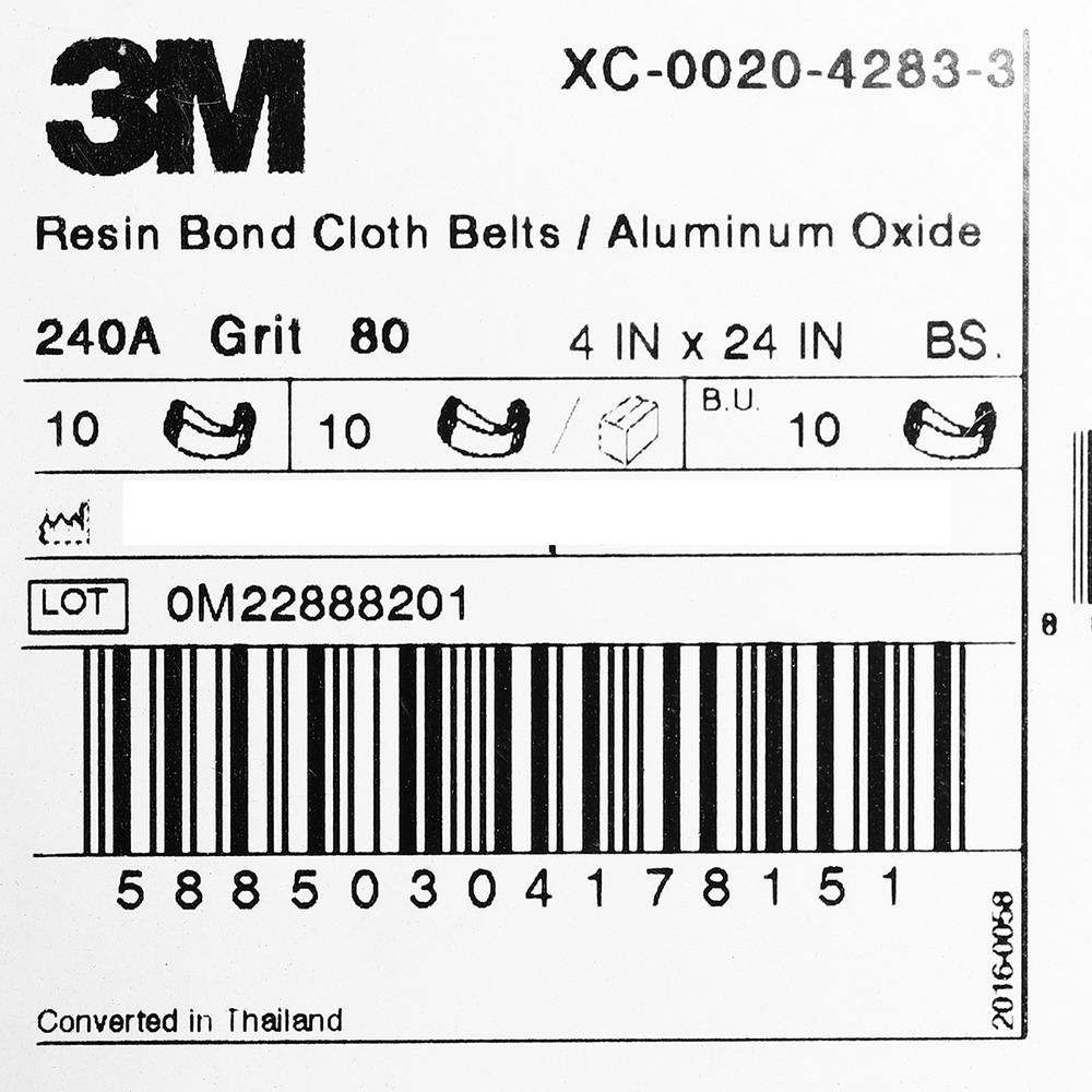 3M 240A กระดาษทรายสายพาน 4นิ้ว X 24นิ้ว เบอร์ 80_3
