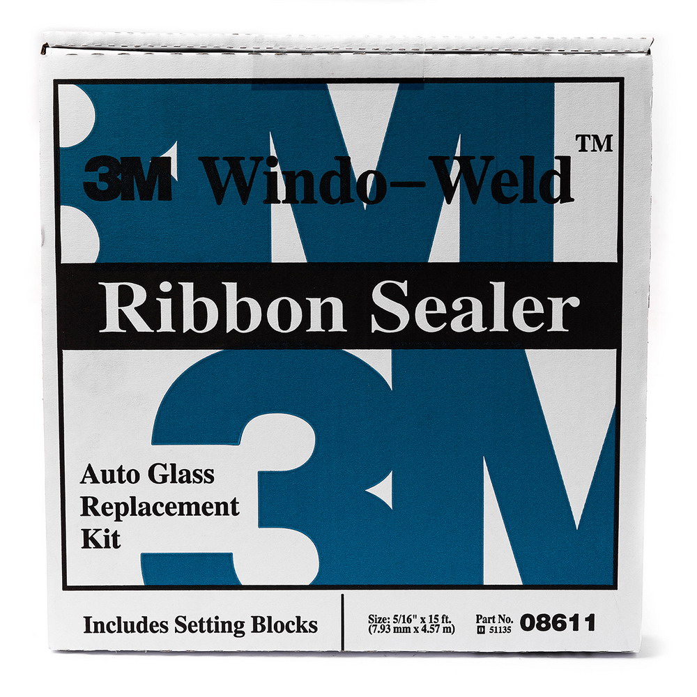 3M XS002000254 กาวเส้นติดตั้งกระจกรถยนต์ 8611 5-16X15 ฟุต_3