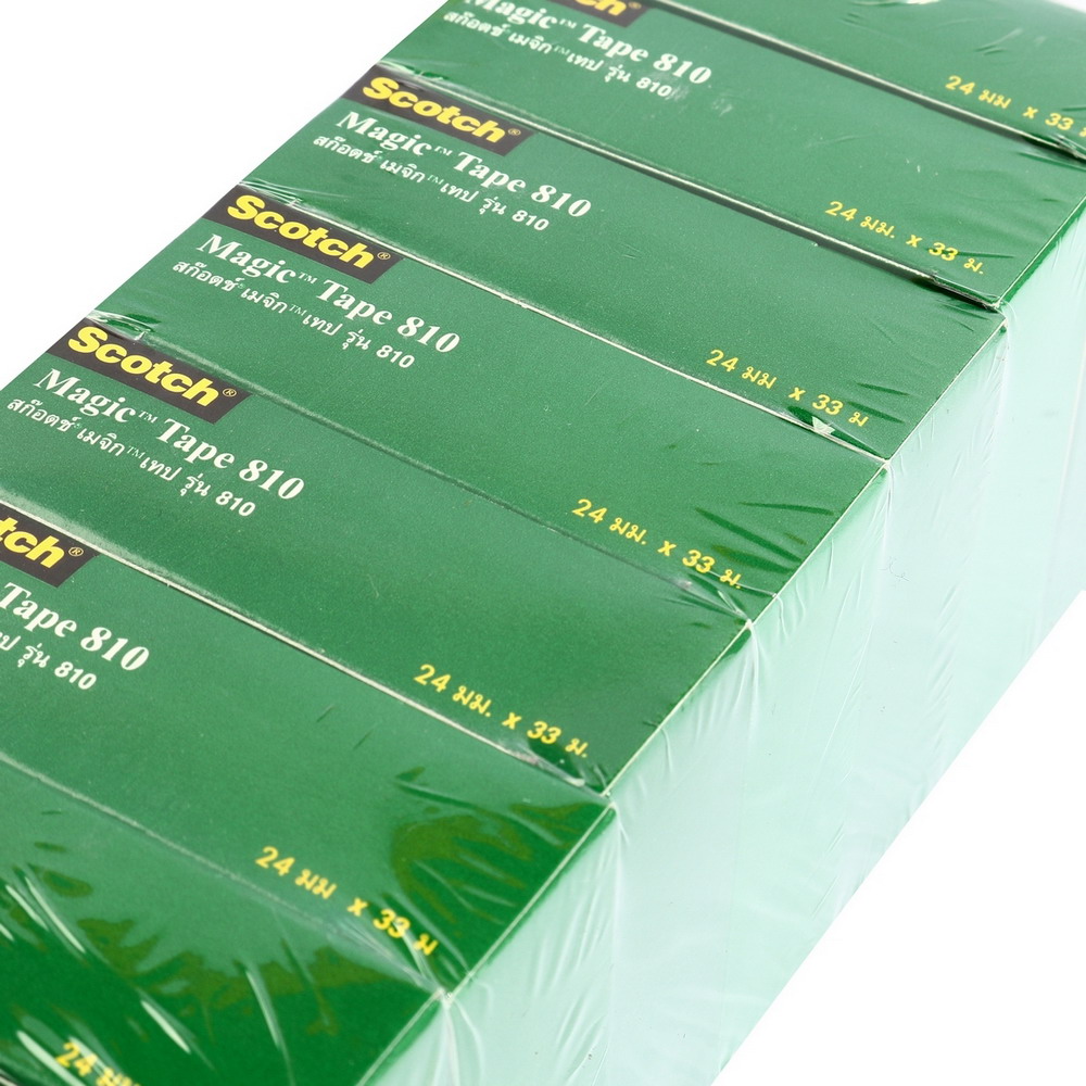 3M XT002027008 เทปขุ่น เมจิกเทป รุ่น 810 ขนาด 24 มม X 36 หลา แกน 1 นิ้ว_1