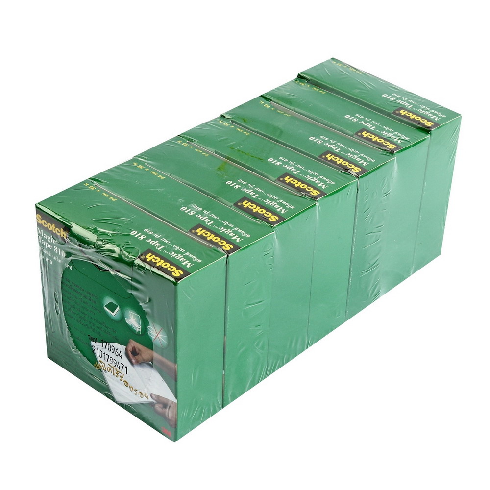 3M XT002027008 เทปขุ่น เมจิกเทป รุ่น 810 ขนาด 24 มม X 36 หลา แกน 1 นิ้ว_2